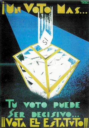 Un voto ms Tu voto puede ser decisivo Vota el Estatuto!